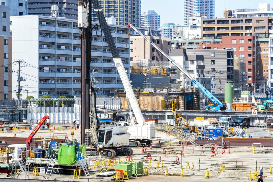 中高層建築物紛争予防条例の対象となる建設現場