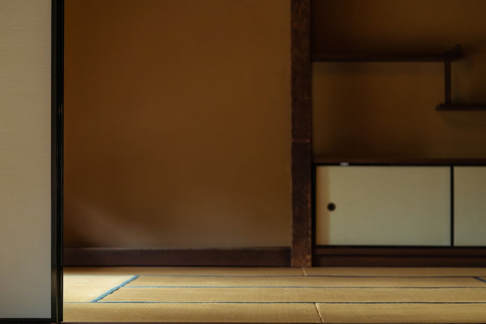 設計者による独特な演出が施された床脇