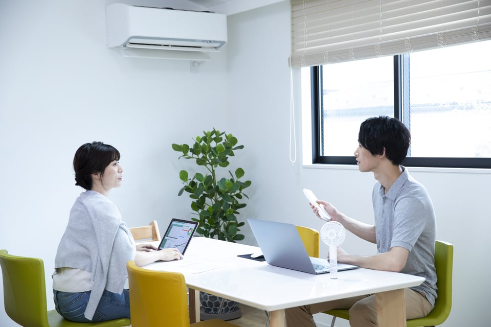 省エネ性能の高いエアコンを使用している家庭