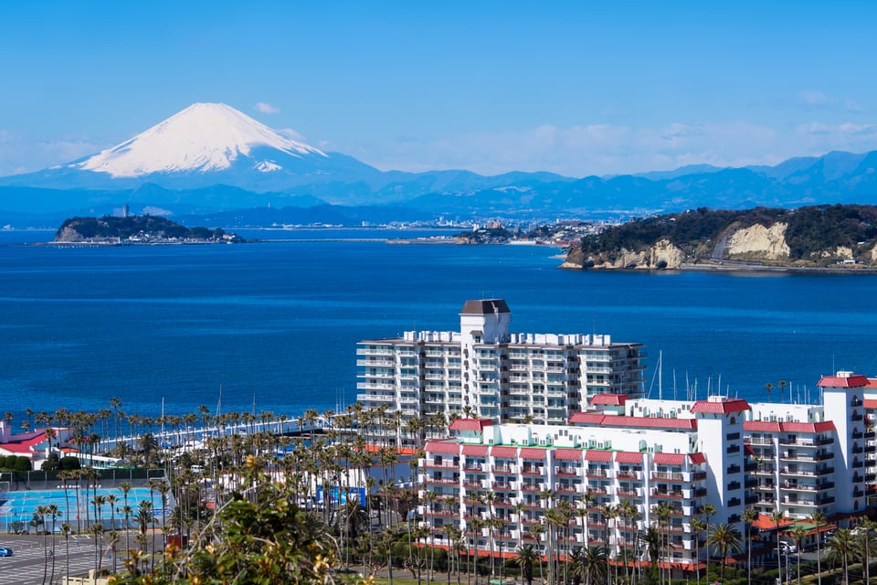 富士山を眺望できるリゾートマンション