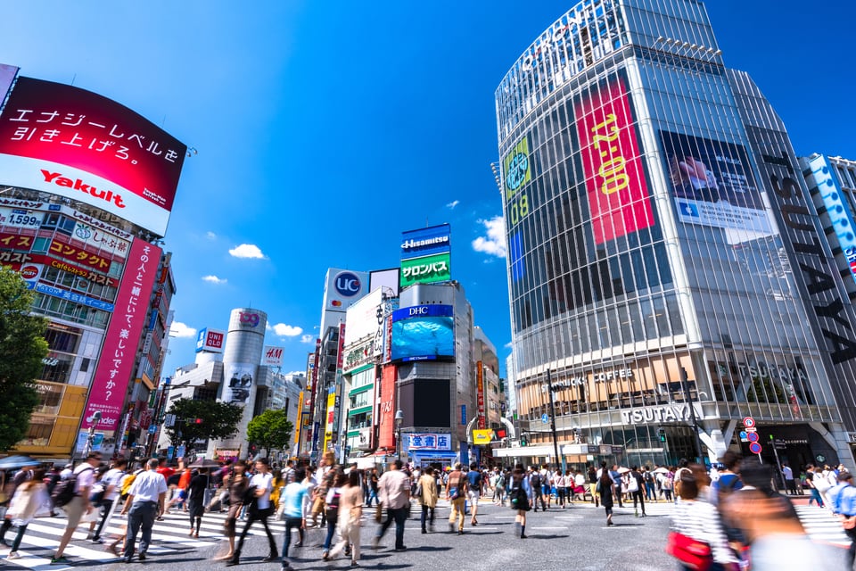 人口集中地区の昼間の人流