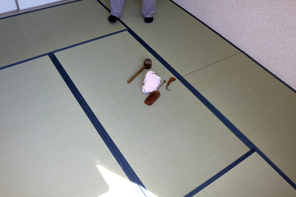 和室に新しく敷かれた京間