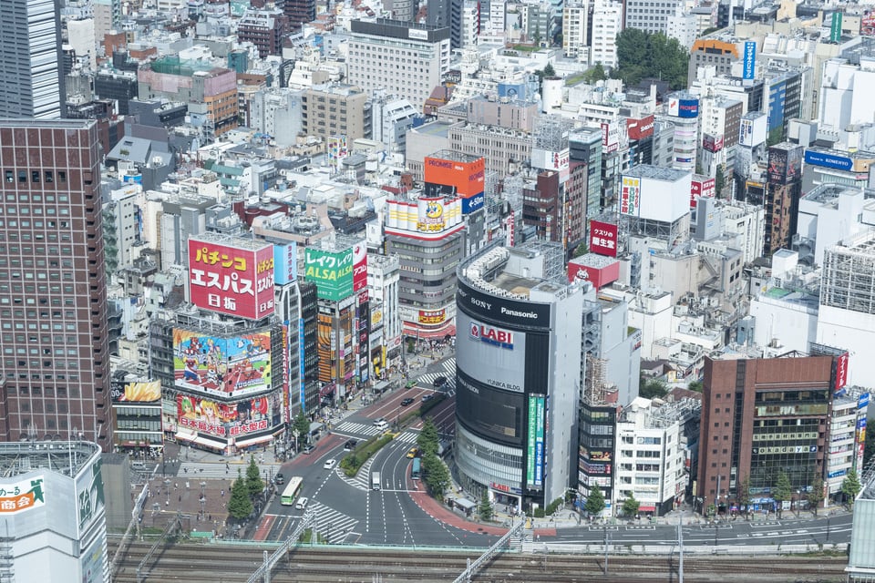 延焼防止効果もある最低限度高度地区の街並み