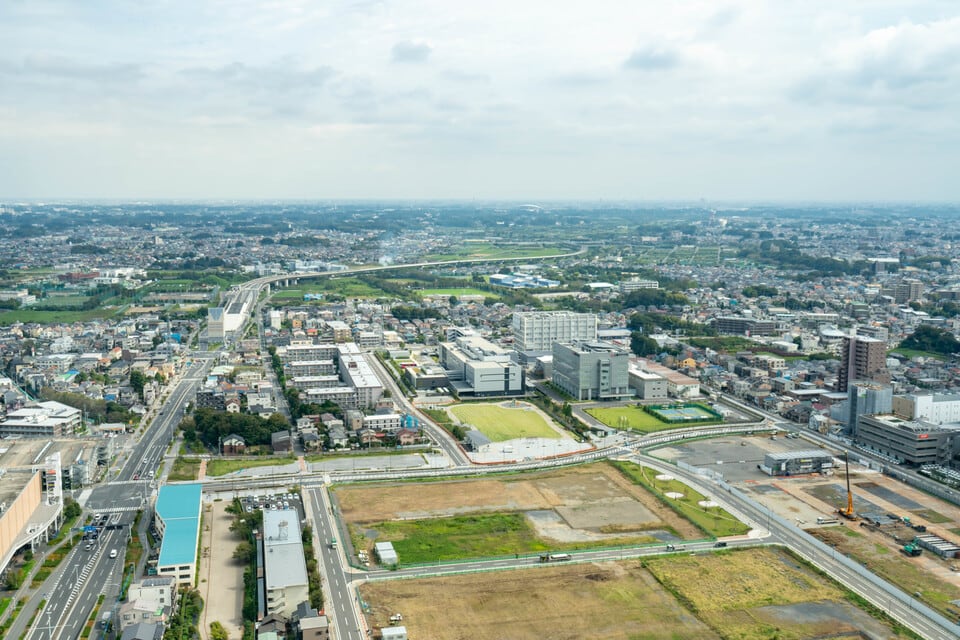 新しい都市が誕生していく土地区画整理促進区域