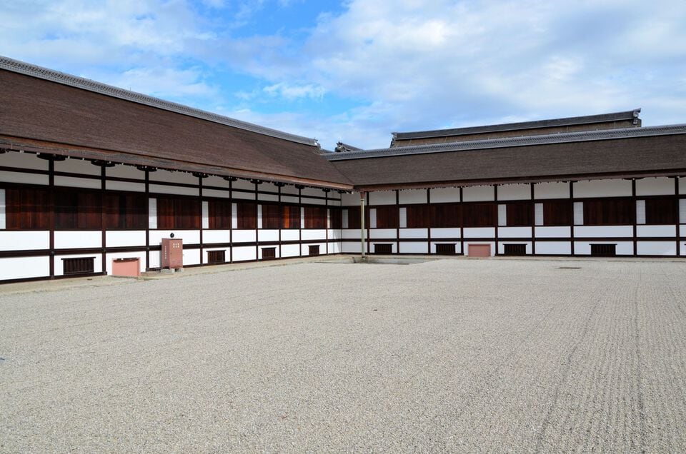 寝殿造りである京都御所の清涼殿
