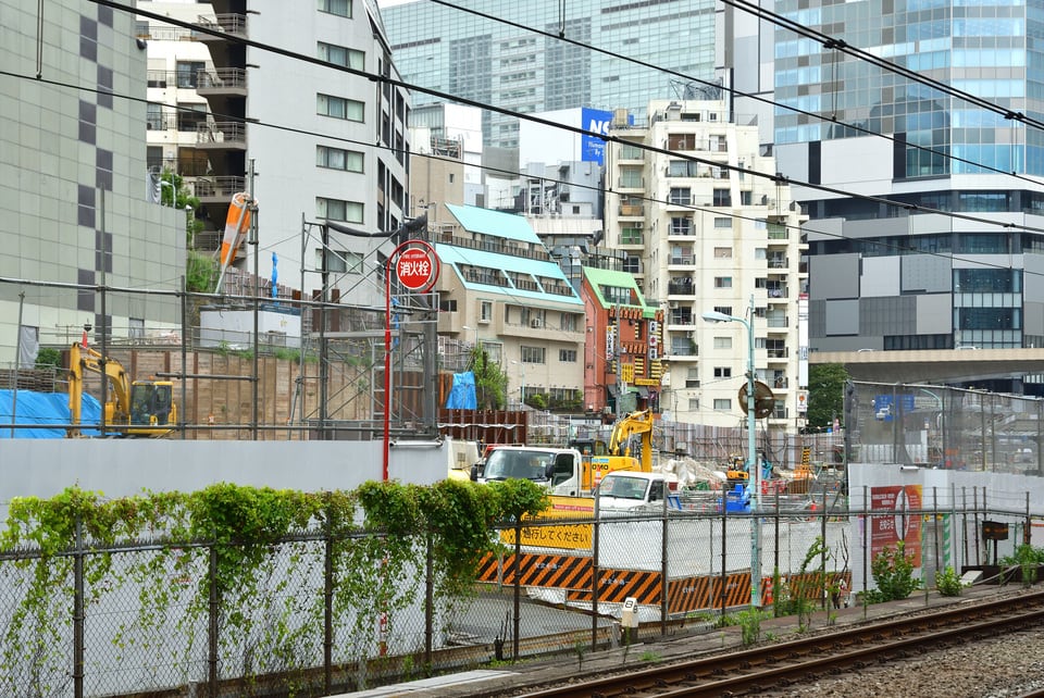 市街地再開発促進区域の渋谷駅桜丘口地区