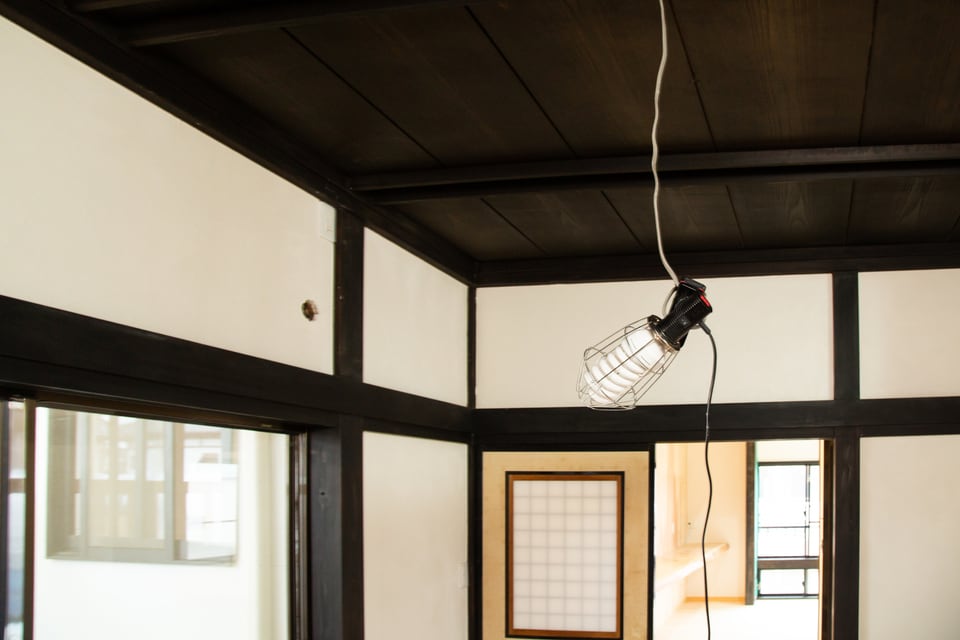 真壁造りの和モダンな居室