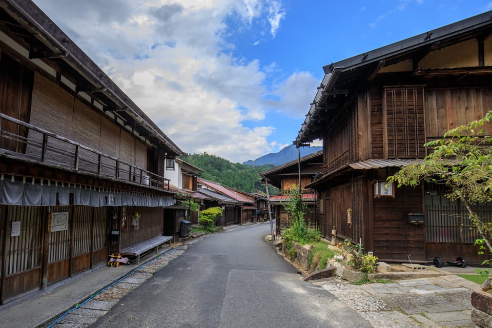 昔ながらの日本家屋がある重要伝統的建造物群保存地区