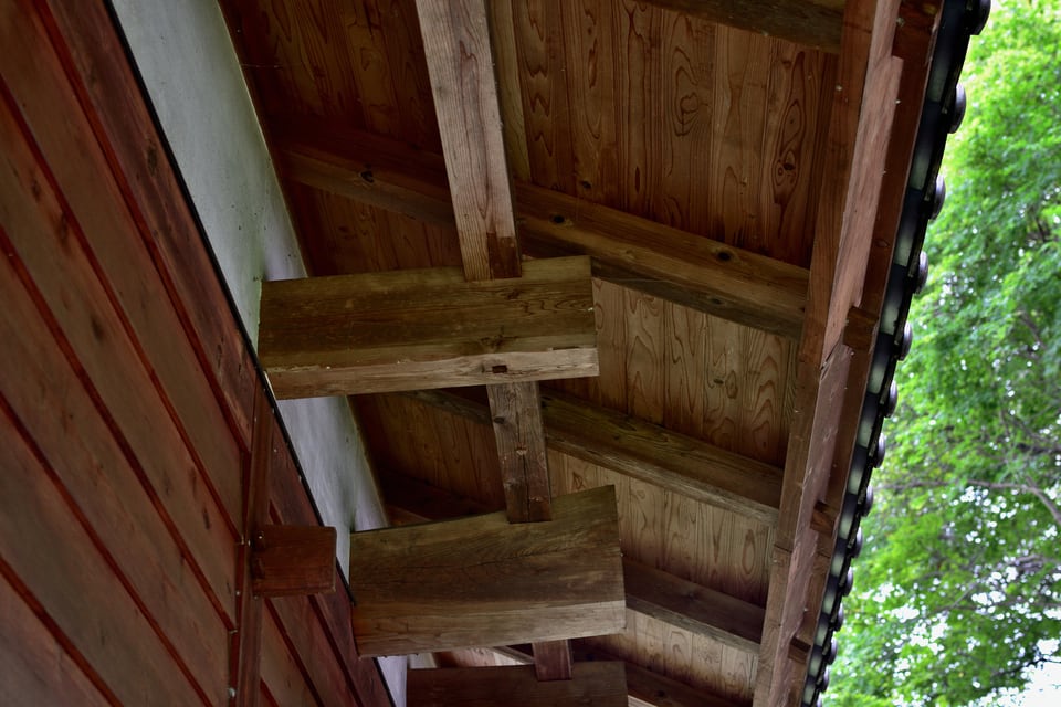 伝統工法を用いた建築物の軒