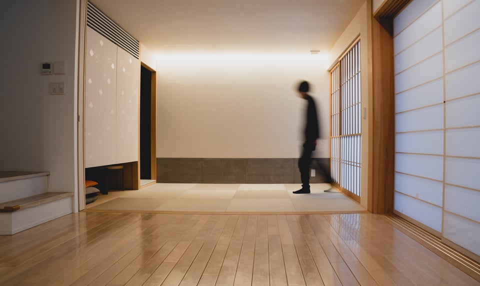 和の要素も取り入れた落ち着きのある和モダンスタイル