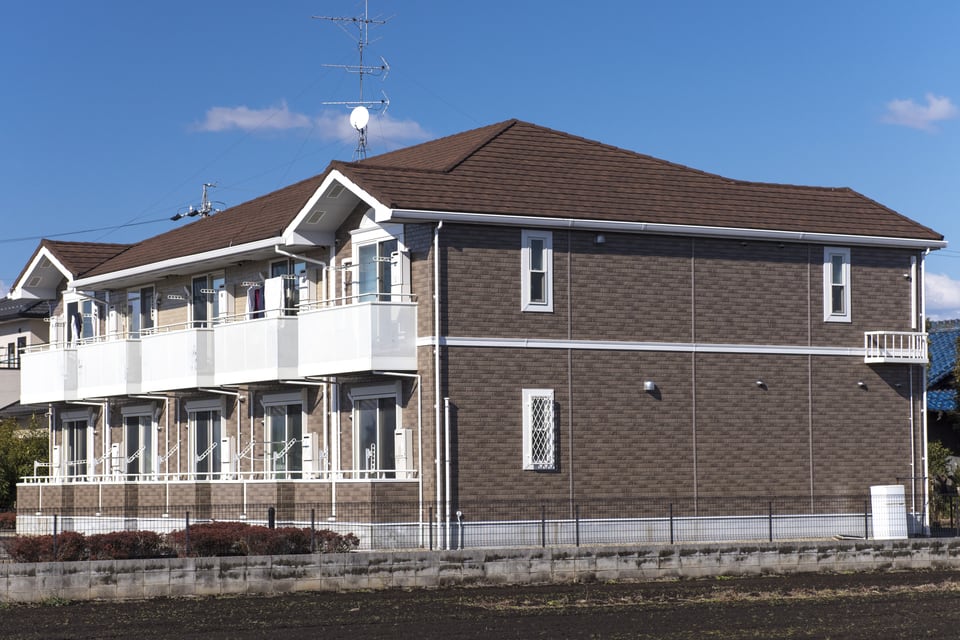 サブリース契約をした2階建てアパート