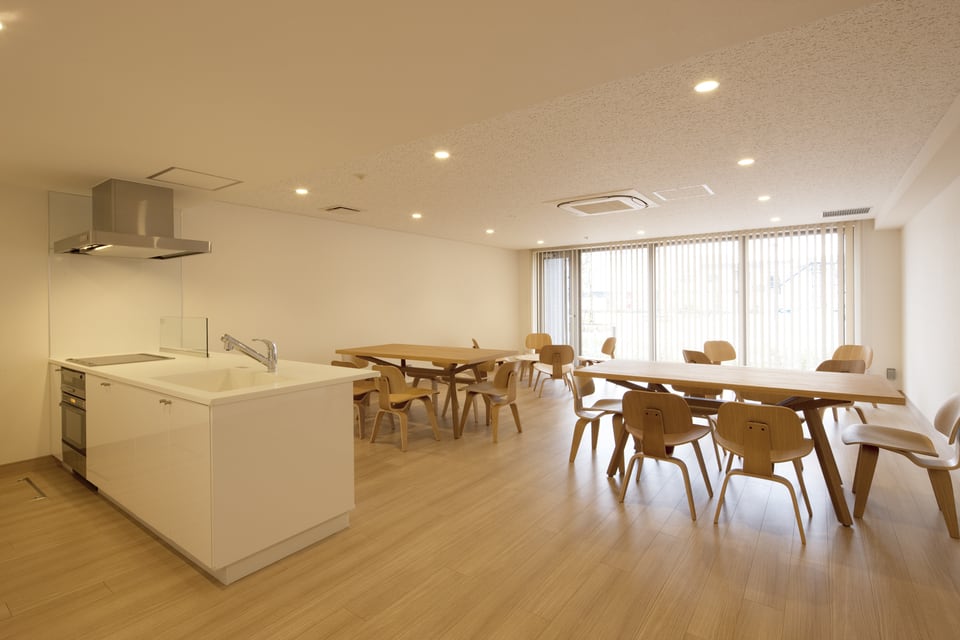 住民のコミュニティスペースに利用できる集会室