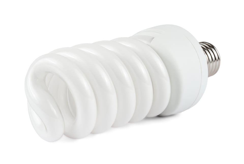電球のような形の電球形蛍光灯