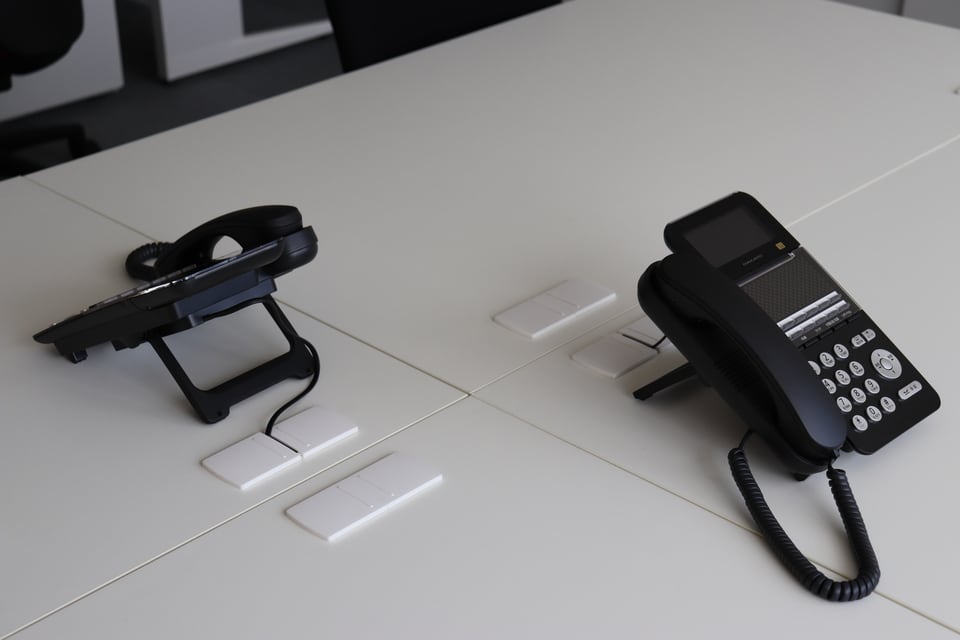 電話回線工事を行ったオフィスの電話