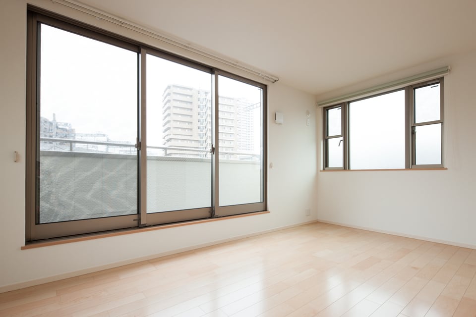 内付けサッシが採用されている部屋の例