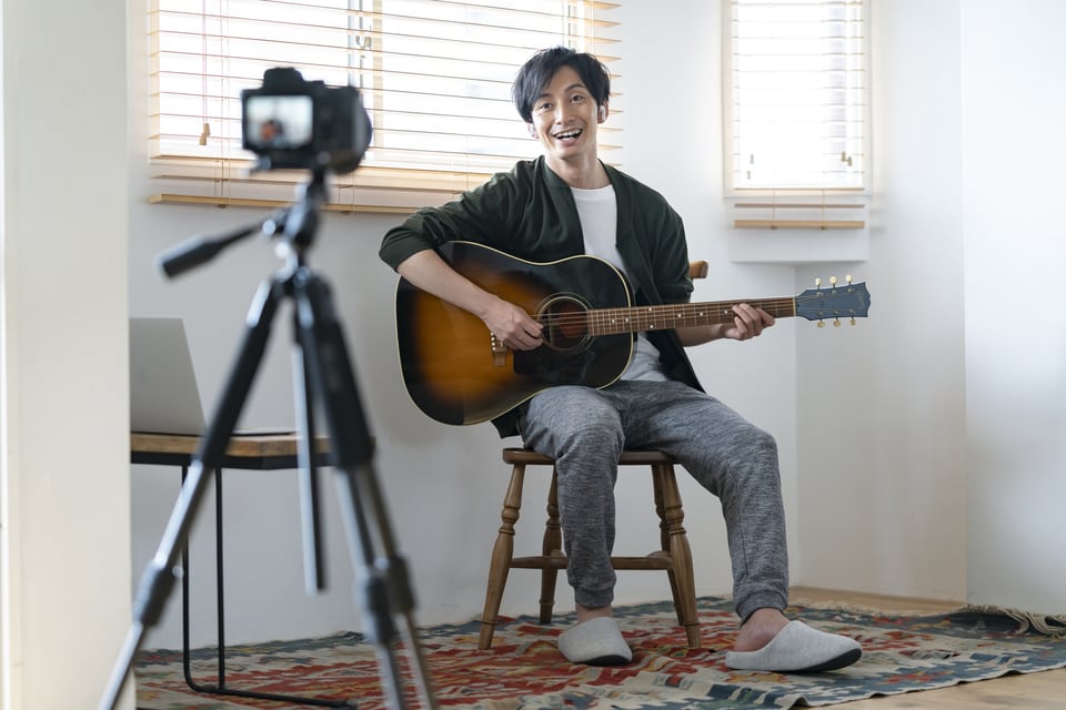 楽器演奏時の防音対策として利用される防音マット
