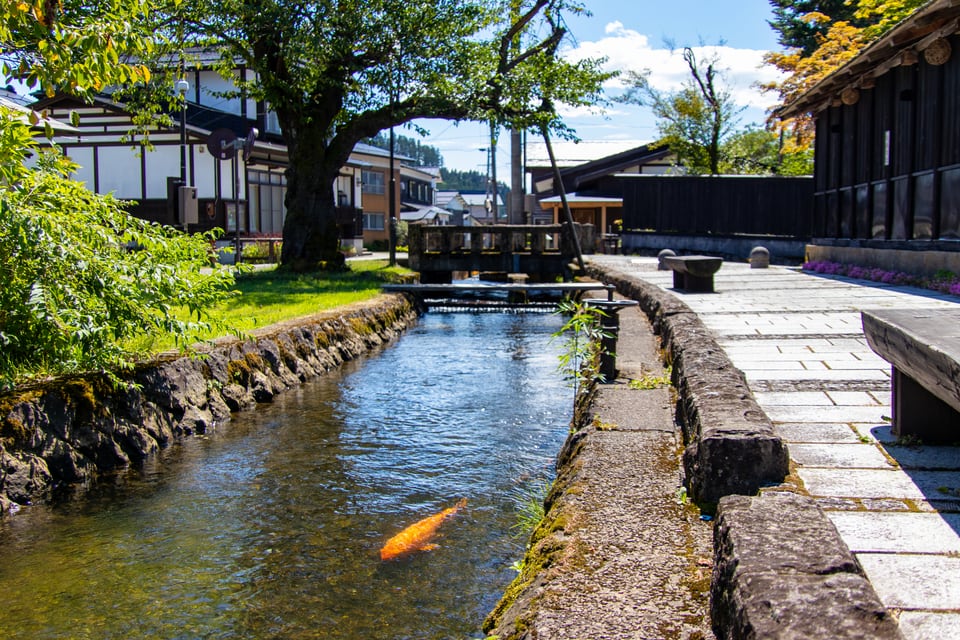 美しく整備されている準用河川