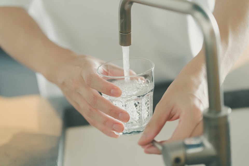 衛生的な水を供給できる増圧給水方式