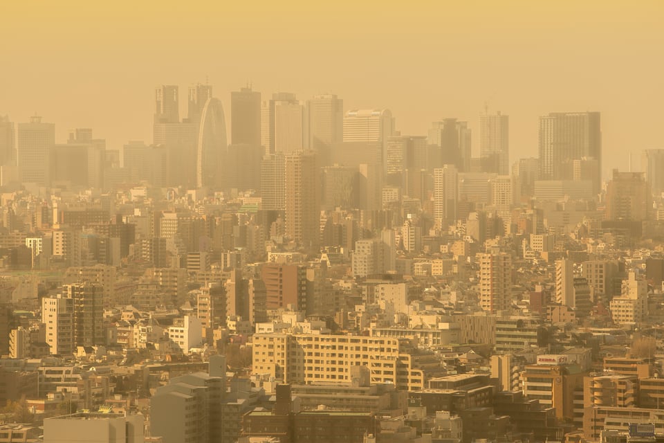 黄砂による大気汚染の被害