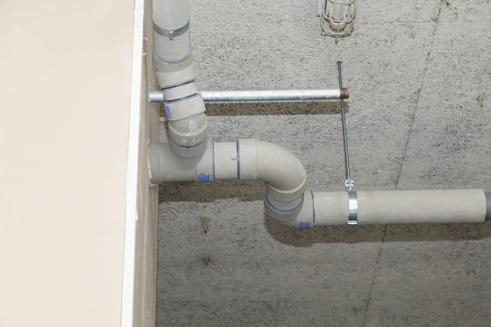 排水横枝管が用いられている箇所